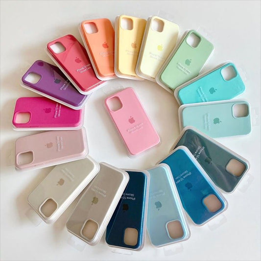 Funda de Silicona Color Pastel Para Iphone