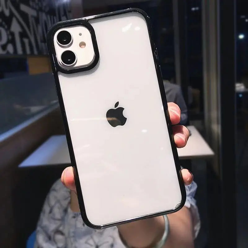 Funda de Silicona con Bordes Para Iphone