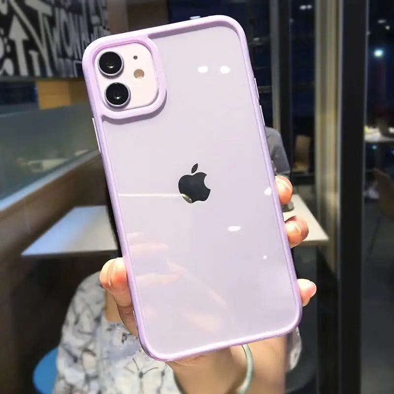 Funda de Silicona con Bordes Para Iphone