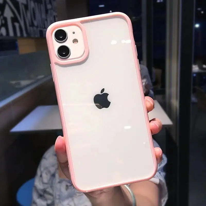 Funda de Silicona con Bordes Para Iphone