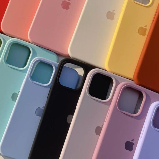 Funda Para Iphone Color Pastel de Silicona